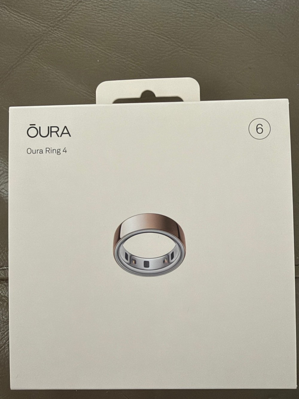 Oura Ring 4 Size 6 Rose Gold